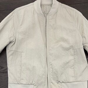 Light Olive Bomber Jacket